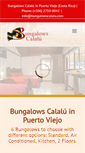 Mobile Screenshot of bungalowscalalu.com